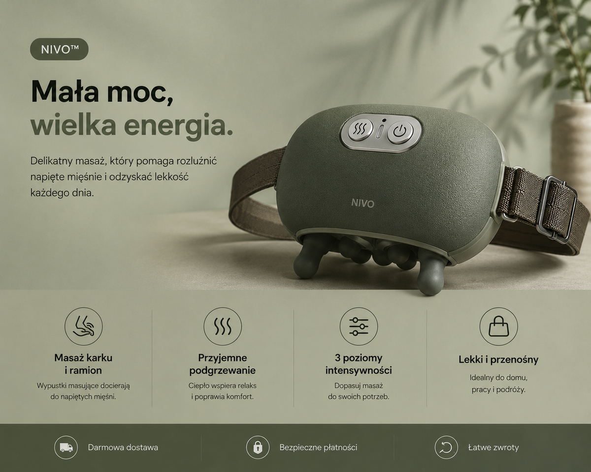 Nivo™– Masażer karku z podgrzewaniem